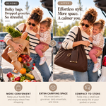 Expandelle Charm Tote Foldable Bag Charm That Unrolls Into a Full Tote