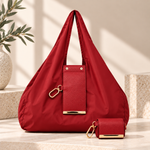 Expandelle Charm Tote Foldable Bag Charm That Unrolls Into a Full Tote