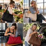 Expandelle Charm Tote Foldable Bag Charm That Unrolls Into a Full Tote